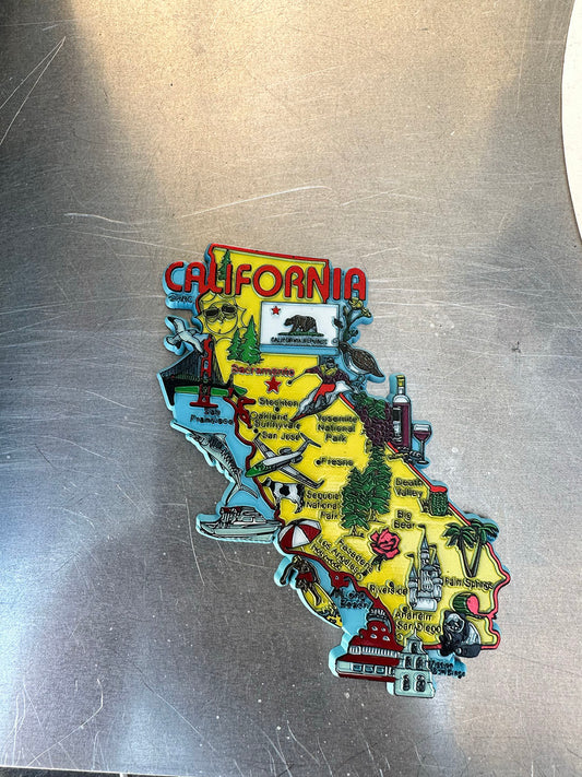 California Map Magnet